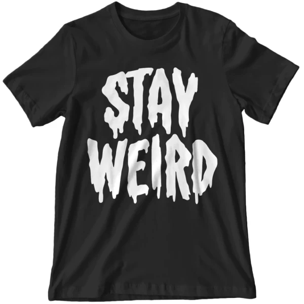 'Stay Weird' Glow in the Dark Shirt - Image 4